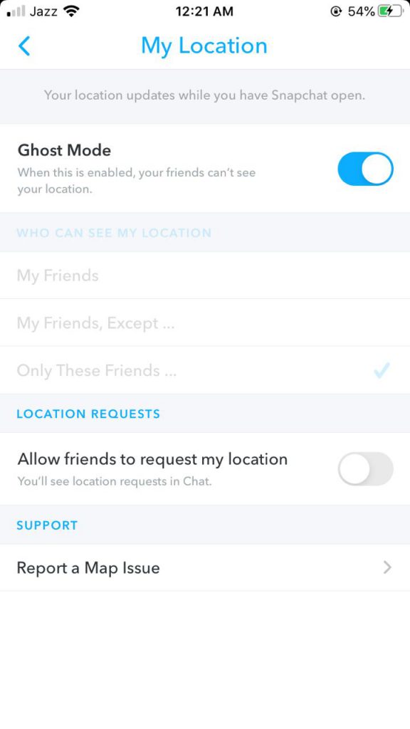 Can you hide your Snapchat score?