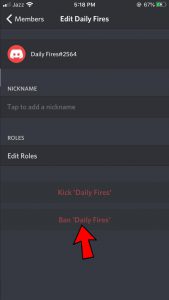 how to unban on discord