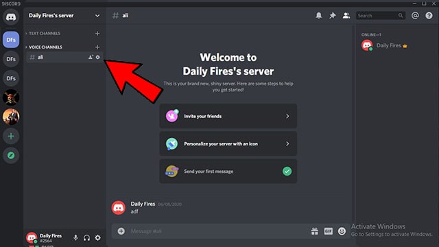 How to reset discord server 