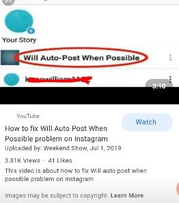 How to Fix Instagram will auto post when possible