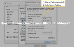 How to Renew/change your DHCP IP address?