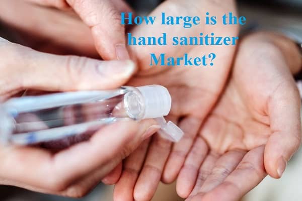 How large is the hand sanitizer market?