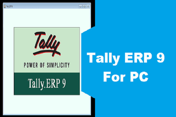 Tally ERP 9 For PC