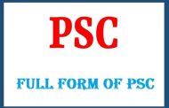 What is the full form of PSC?